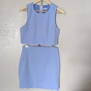 TOBI light blue coordinating set with scallop trim